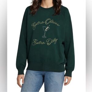 Wildfox Women’s Extra Dirty Bailey Graphic Sweatshirt Size Small